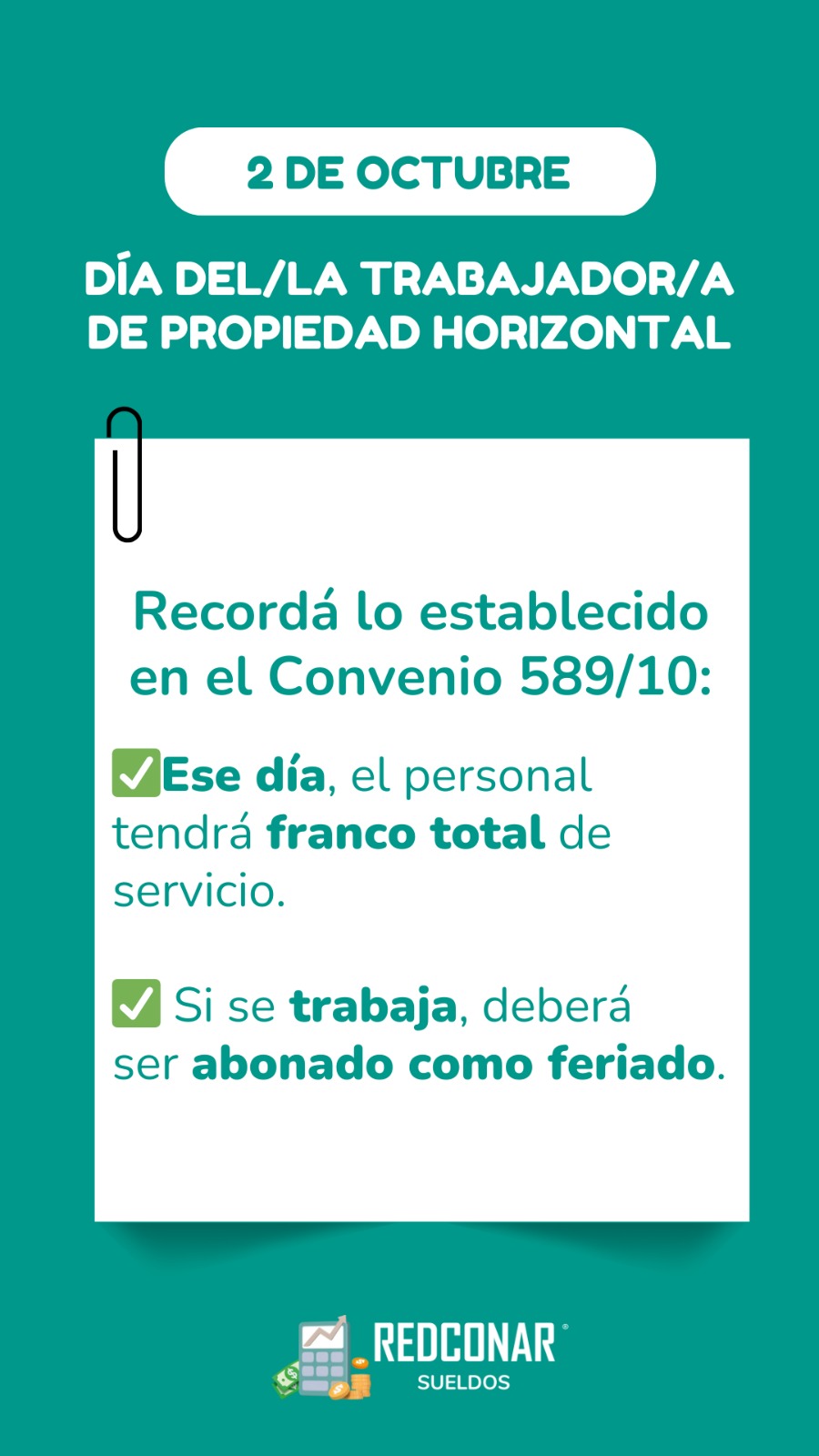 Día del/la Trabajador/a de Propiedad Horizontal.